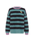 Dominica Sweater - Teal Stripe